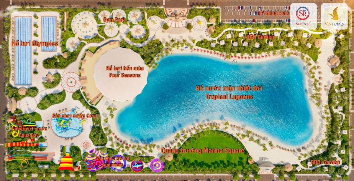 vi trí tropical lagoon vinhomes ocean park 3